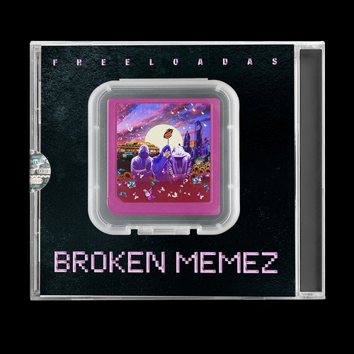 The Decay of America Except it's Hilarious and Aesthetic. (Broken Memes Album Cover) Design réalisé par Dara Kan