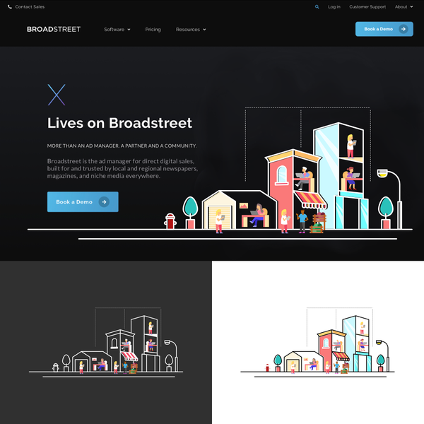 Illustration for web