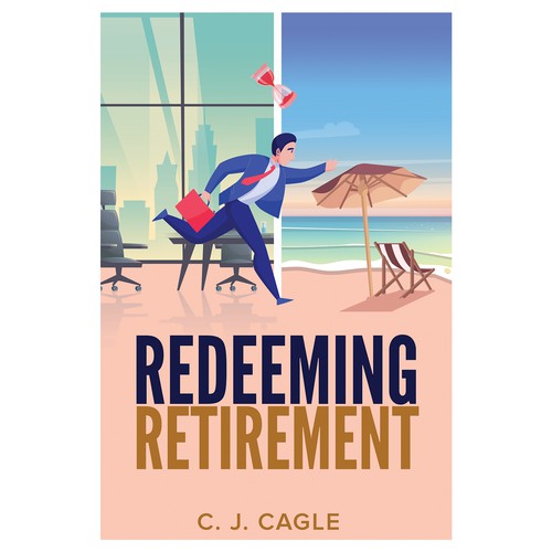 Redeeming Retirement Book Cover Design Design by MelStone Creative