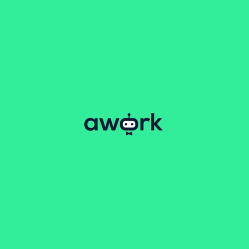 New logo for AI-based productivity software "awork" Diseño de Angela Cuellar