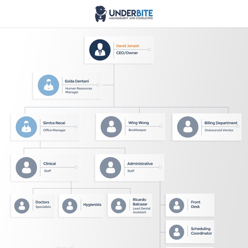 Organizational Chart for Dental Group | Other design contest