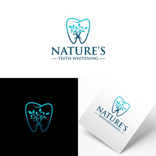 Nature's Teeth Whitening - Needs a Natural Company Logo Design by Web Hub Solution