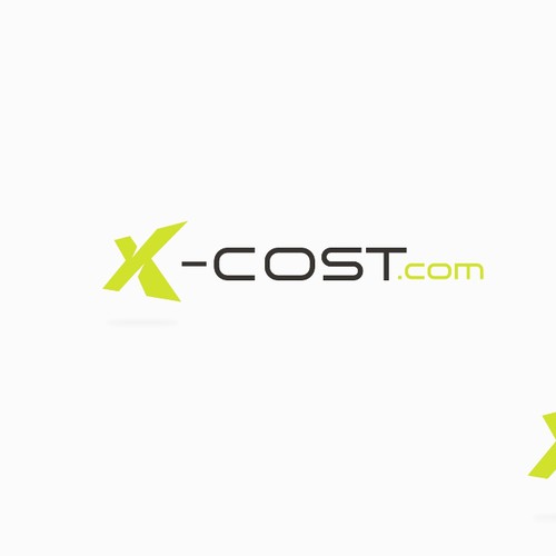 logo for x-cost.com Design by Rozak Ifandi