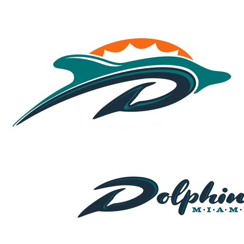 99designs community contest: Help the Miami Dolphins NFL team re-design its logo! Design réalisé par TimZilla