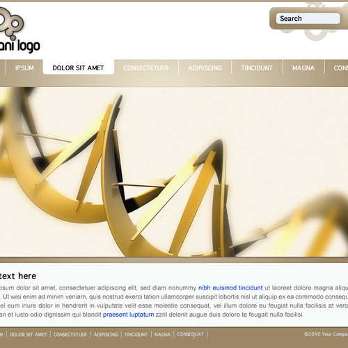 1-3 Page Website Template Design von Neolist