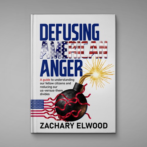 Cover for a book aimed at reducing American political anger Design by Pdot