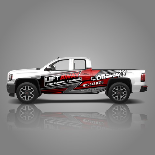 Cool Truck Wrap for Junk Removal Business Design by Bogi_Graphics