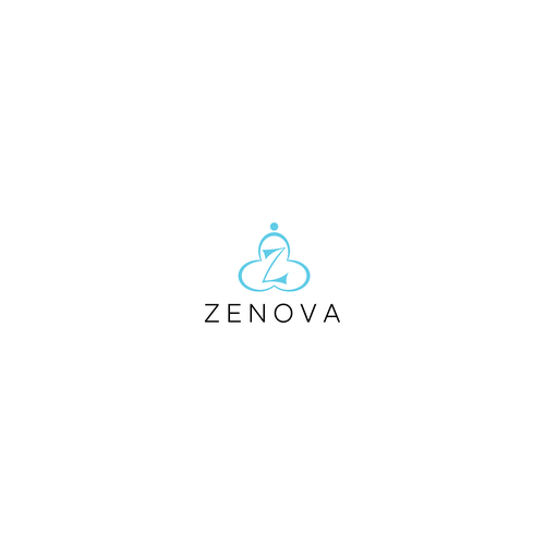 Zenova Logo: Revolutionary suite of health and wellness mobile apps Diseño de restuart™