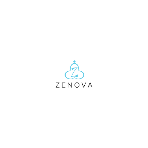 Zenova Logo: Revolutionary suite of health and wellness mobile apps Design by restuart™