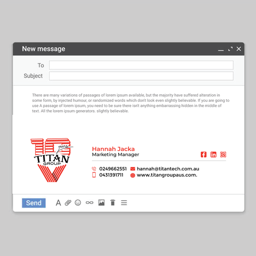 Update my Email Signature x 2 for Group of Companies | Logos Supplied! Design by Mindshift Design