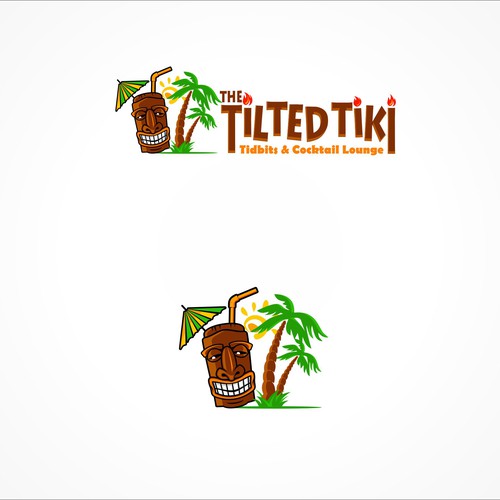 New tiki restaurant logo to represent a slightly more sophisticated ...