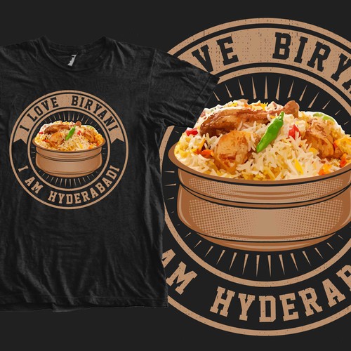 Inspired by Hyderabadi Biryani Design by Aamos Thakuri