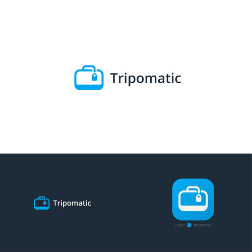 New logo for rebranding a trip planning app Design by Kr8v.in