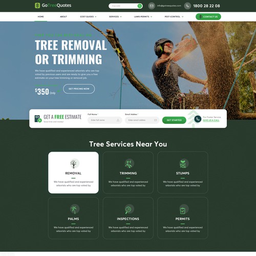 Website Homepage Redesign Design by Greentec ✿