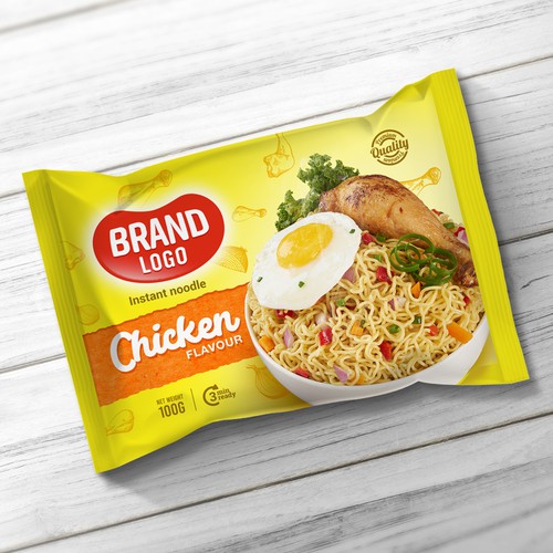 Fresh Identity for Instant noodles Design by mwirdan