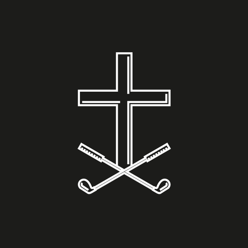 Golf, Faith, God, Cross Design by coric design