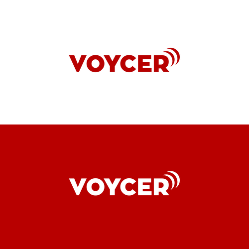 Clean, modern, Voycer logo for B2B community platform for consumer brands Design by LivRayArt