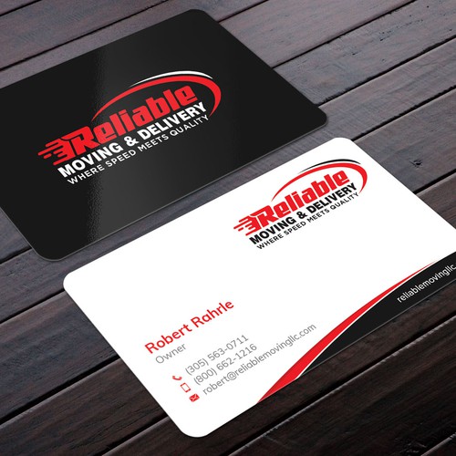 Business Card Design for Moving Company Diseño de Felix SH