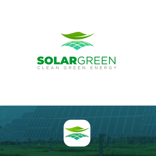 Logo for solar retailer, SolarGreen Réalisé par The Perfect Symbols