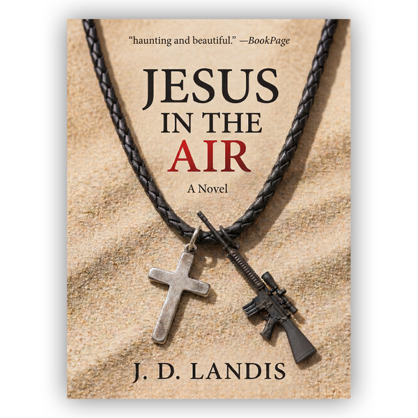 Design a literary book cover for Jesus in the Air