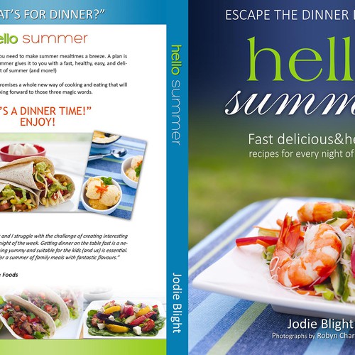 hello summer - design a revolutionary cookbook cover and see your design in every book shop Diseño de galland21