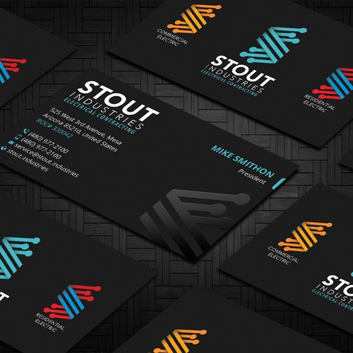 Electrical Contractor needs sleek business card Design by Taaiebah