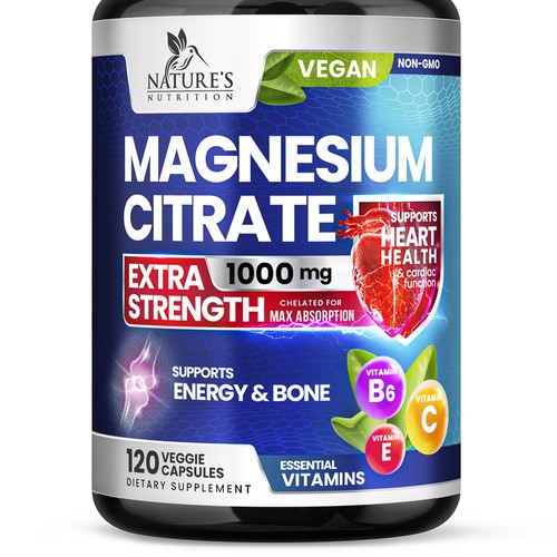 Premium Magnesium Citrate Design needed for Nature's Nutrition Design by Davi Giolo ★