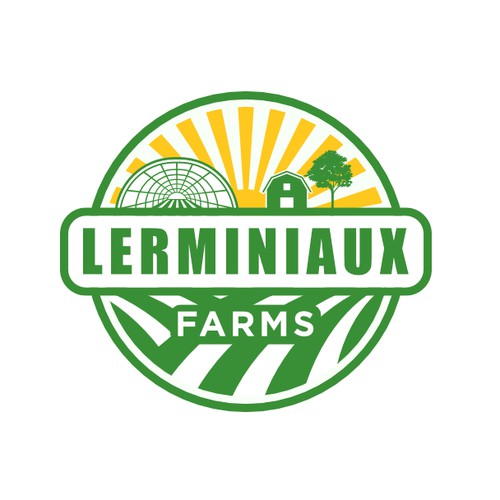 Modern/Abstract logo for small upstate NY vegetable farm. Design by metaXsu