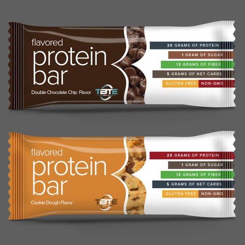 Design a unique protein bar wrapper for Too Busy To Eat Design von MMX