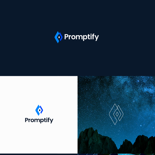 Modern, Simple and Sleek Logo for Promptify.com Design by smithwork