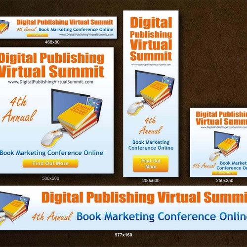 Create the next banner ad for Digital Publishing Virtual Summit Design by alanov