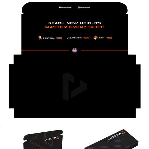 Create a box design for our pickleball paddles Design by Avartde