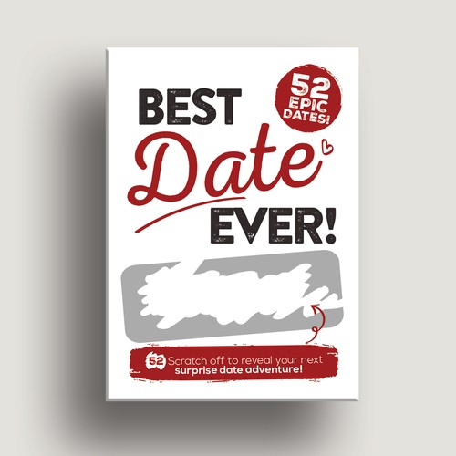 create a fun and eye-catching design for our date night idea box. Design by intanamir