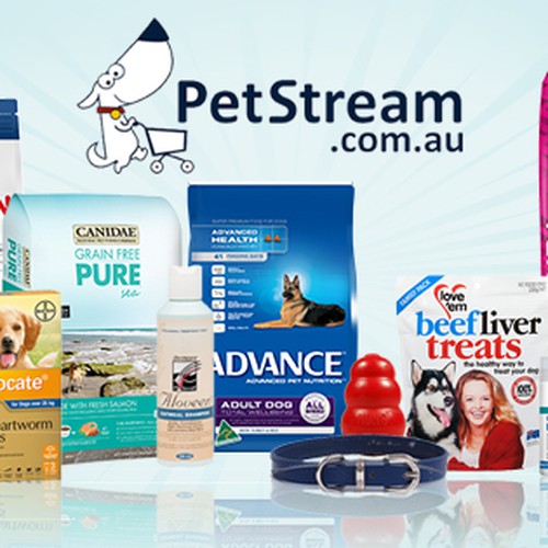 EASY facebook cover photo for an ONLINE PET STORE. Design by Grafikkstudio