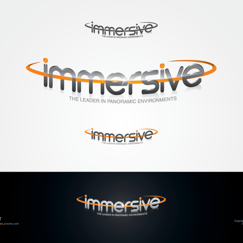 Immersive needs a new logo for our panoramic projection company!  FINAL ROUND! Design réalisé par HeART