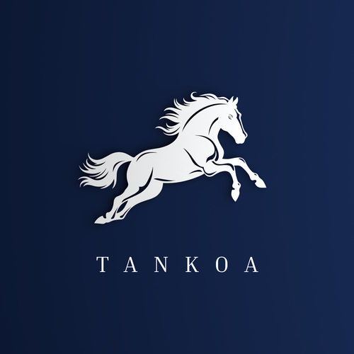 Horse Jumping Logo Design by KhushbuhGohil