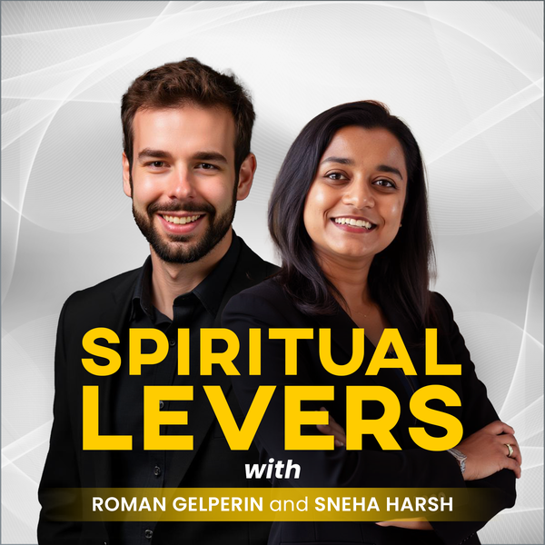 Design by Thakshila Bandara titled "The Spiritual Levers Podcast Cover"