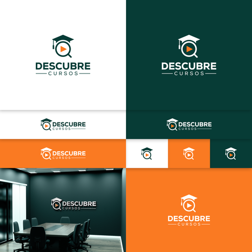 "Logo y marca para plataforma de cursos online" ganador Logo & guía de marca