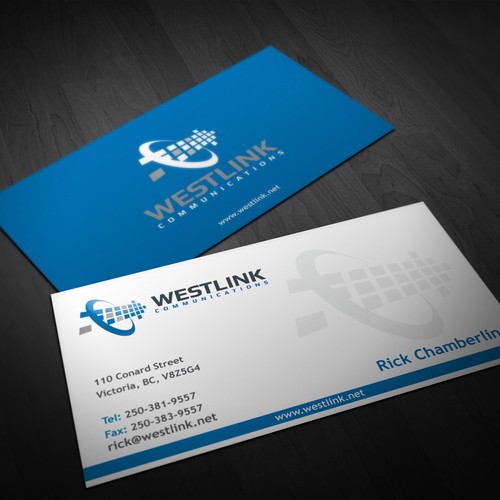 Help WestLink Communications Inc. with a new stationery Diseño de DarkD