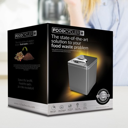 Food Cycler Indoor Composter Package Design Design by Mr. Ozz