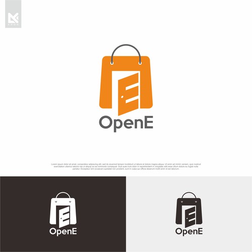 Online Shopping Platform Logo Design by K R W N