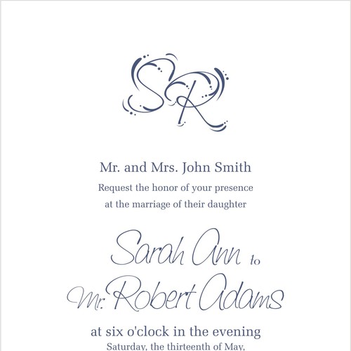Letterpress Wedding Invitations Diseño de neeraj sarna