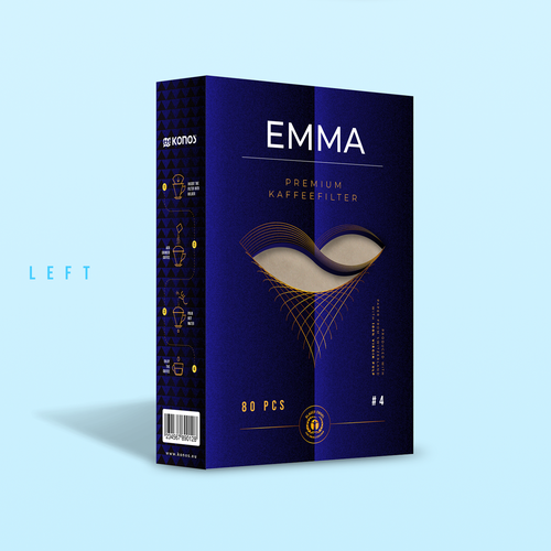 EMMA Coffee filter paper needs a smart packaging Design by OMEKHU786