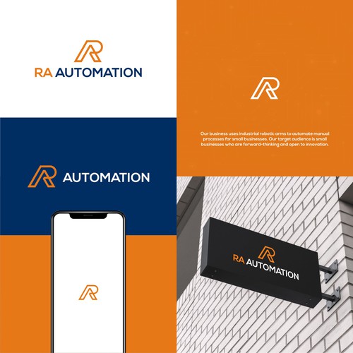 Logo for Robots Automating the World Design by A.M. Carina