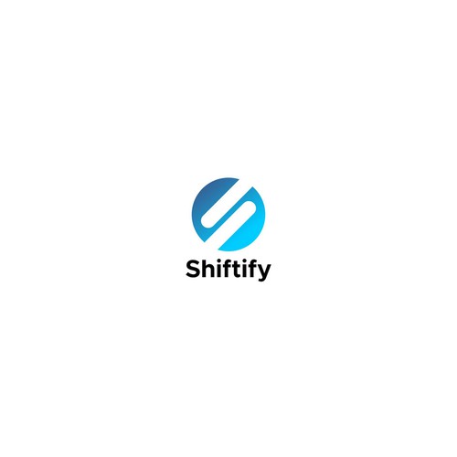 Minimalist and modern logo design for modern work shift management application Design by IdeAde