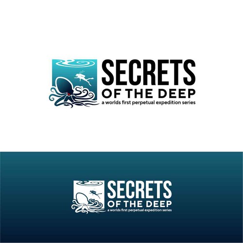 Secrets of the Deep, a logo about a new tv series Ontwerp door The Last Hero™