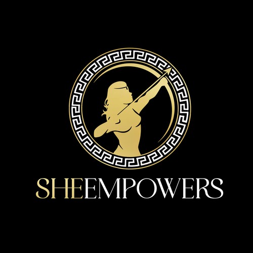 SHEempowers - luxurious design of a woman preferrably in some kind of a circle to appeal to women professionals Design by Linduska