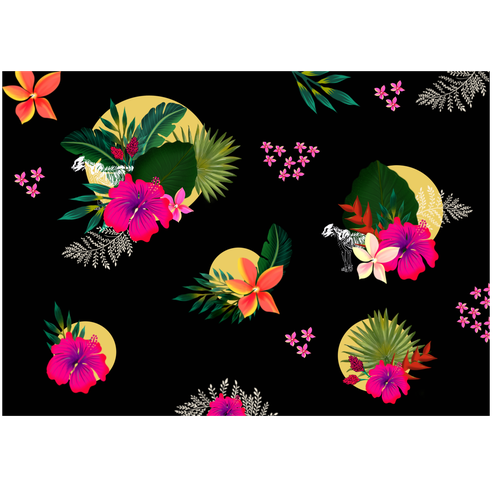 Tropical Fabric Print - Textile Designers & Illustrators Los Angeles fashion brand needs your designs Design by ash00 Designs