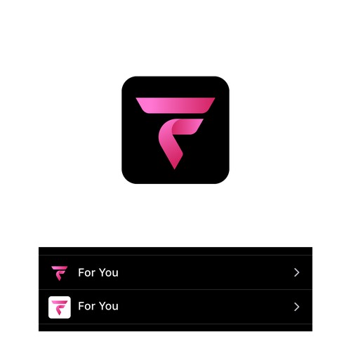 For You social media algorithm icon (app icon) Design von Luckart.id