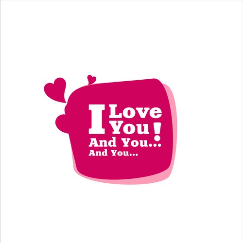 コンペ「"I Love You! And You... And You..." [LOGO - $355]」のデザイン by kandinaさん 